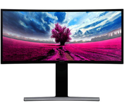 SAMSUNG  S34E790C Ultra Quad HD 34  Curved LED Monitor